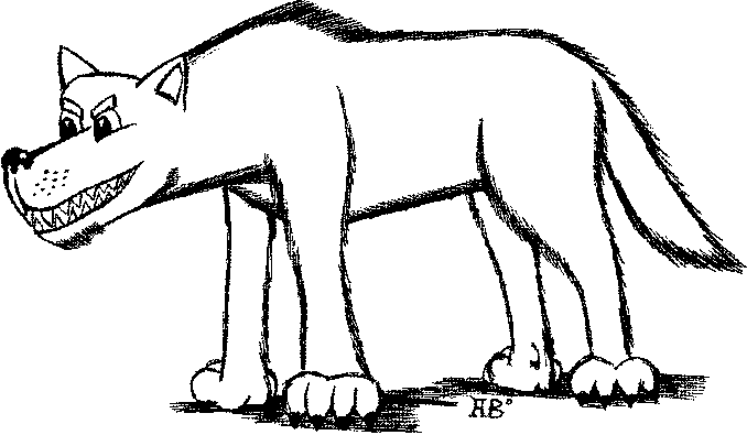 Printable Outline Drawing Of Wolf Raskraska Coloring Book Free For 