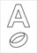 французская азбука буква А с картинкой