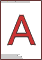 цветной польский алфавит буква А