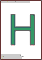 польская буква цветная H