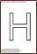 польская буква контурная H
