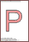P польская буква цветная для распечатки