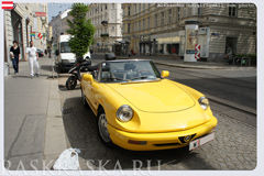 yellow convertible car