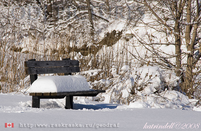 зимний парк на Онтарио