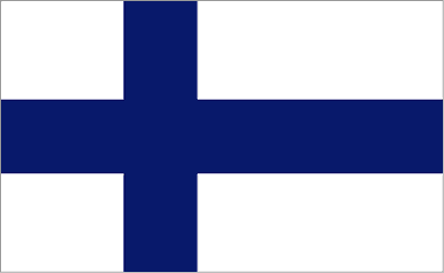 Раскраска Флаг Финляндии