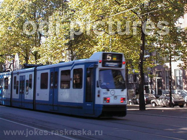 трамвай в Голландии, tram in Holland