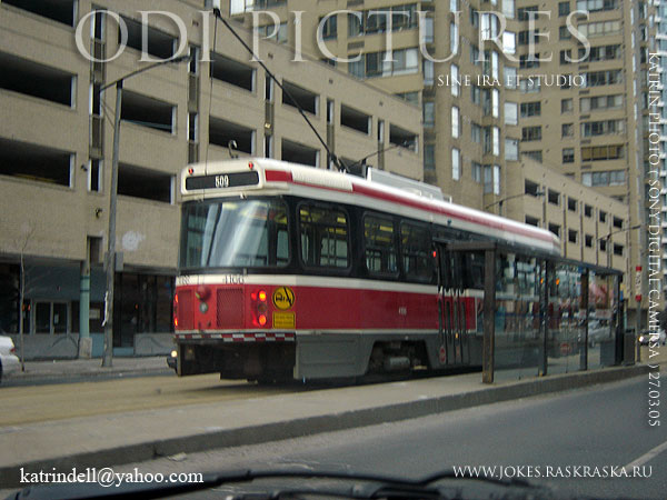 tram in Toronto Canada