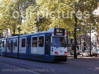 Трамвай в Голландии. Tram in Holland.
