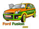Форд Fusion раскраска