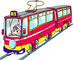 German tram outline picture