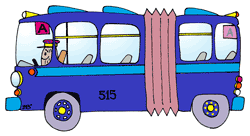 Сочлененный автобус articulated bus