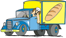 Хлебный фургон bread van 