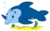 раскраска дельфина