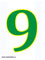 green digit 9