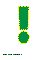зелёный восклицательный знак для распечатки на листе формата А4