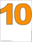 оранжевая десятка