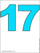 голубое число 17