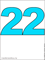 голубое число 22